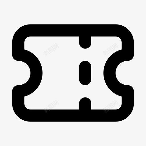 票证基本优惠券svg_新图网 https://ixintu.com 基本 用户界面 票证 优惠券