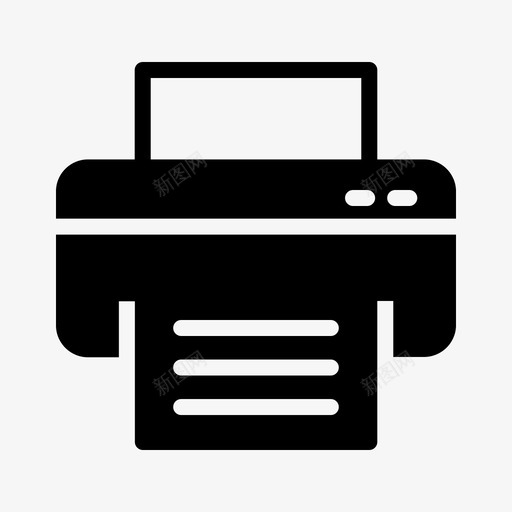 打印机设备电子svg_新图网 https://ixintu.com 打印机 设备 电子 喷墨 印刷机 电子电器 标志