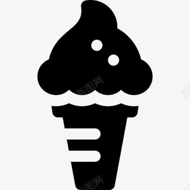 冰淇淋春季112填充图标