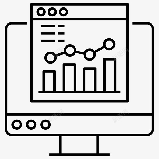 web分析业务分析业务信息图svg_新图网 https://ixintu.com 分析 业务 信息 数据分析 在线 大纲 向量 图标