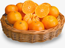 卡通桔子手绘橘子柑橘新鲜水果橙子素材