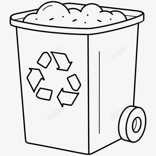 利用环境可持续性回收svg_新图网 https://ixintu.com 利用 环境 可持续性 回收 垃圾 分类 重复 使用 用的 材料