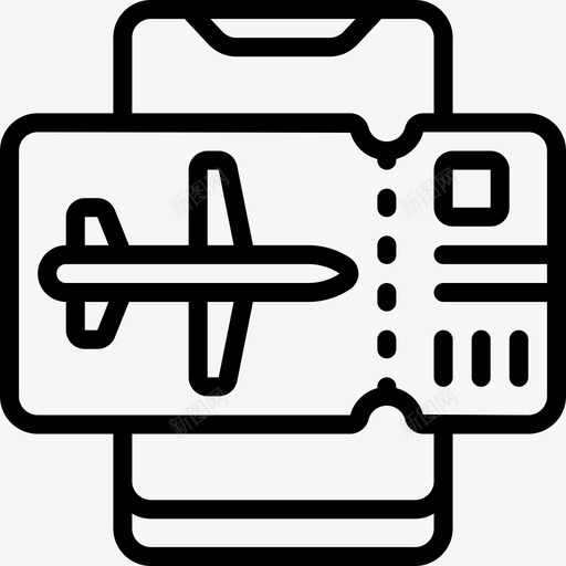 机票旅行应用程序32直线svg_新图网 https://ixintu.com 机票 旅行 应用程序 直线