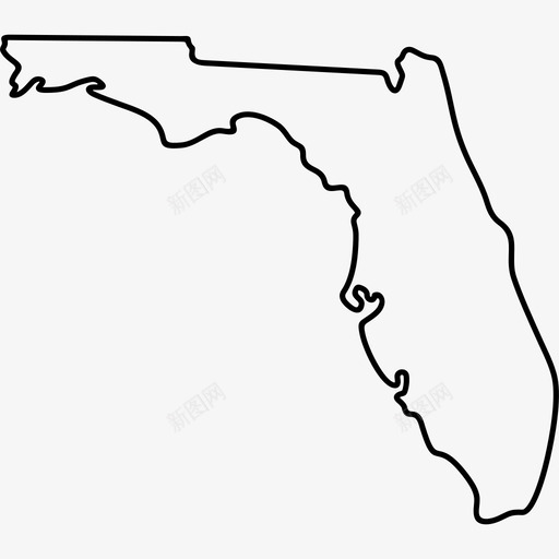 佛罗里达州美国地图svg_新图网 https://ixintu.com 佛罗里达 美国 地图 使用