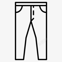 统一性直裤休闲时尚高清图片