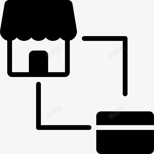 支付网上购物电子商务集市svg_新图网 https://ixintu.com 网上购物 支付 电子商务 集市 商店 思考 坚实