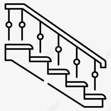 楼梯地下室楼梯室内应变图标