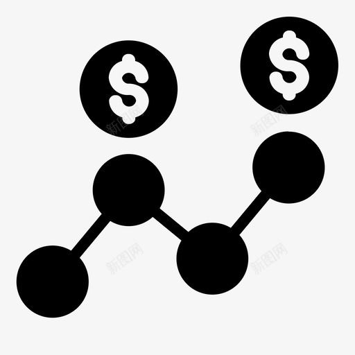 数字营销商业货币svg_新图网 https://ixintu.com 数字 营销 商业 货币 贸易 交易 字形