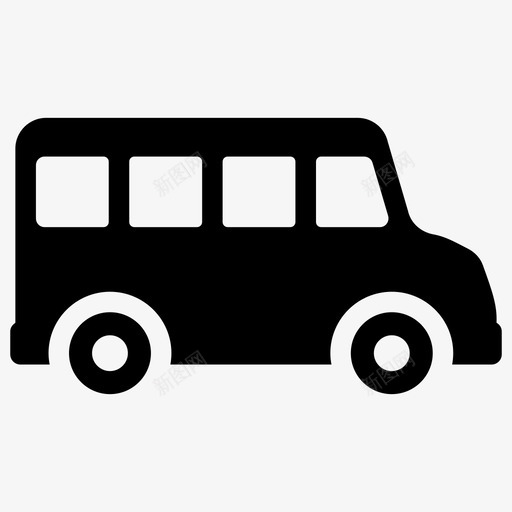 小型客车运输工具货车svg_新图网 https://ixintu.com 小型 客车 运输工具 货车 车辆 运输 图标