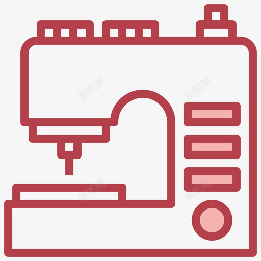 缝纫假日17红色svg_新图网 https://ixintu.com 缝纫 假日 红色