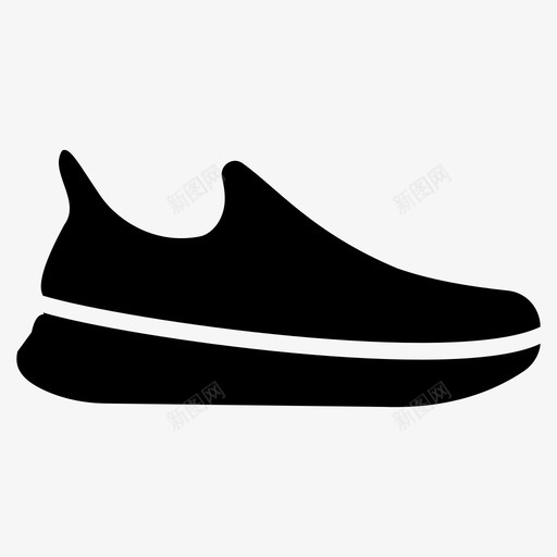 鞋慢跑鞋跑鞋svg_新图网 https://ixintu.com 鞋鞋 慢跑鞋 跑鞋 运动鞋 衣服 配件 字形 矢量 矢量图 图标