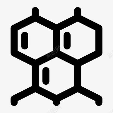 复合化学化学六边形图标