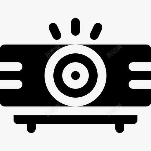 投影仪电影工业28填充svg_新图网 https://ixintu.com 投影仪 电影 工业 填充