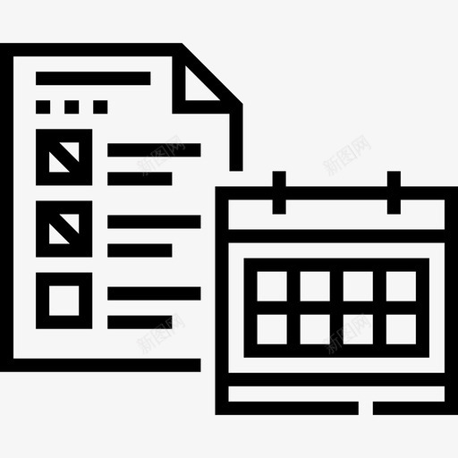 附表业务459线性svg_新图网 https://ixintu.com 附表 业务 线性