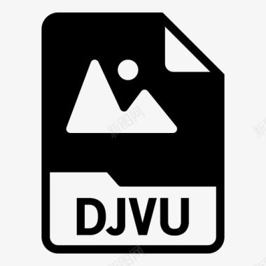 djvu文件扩展名图标