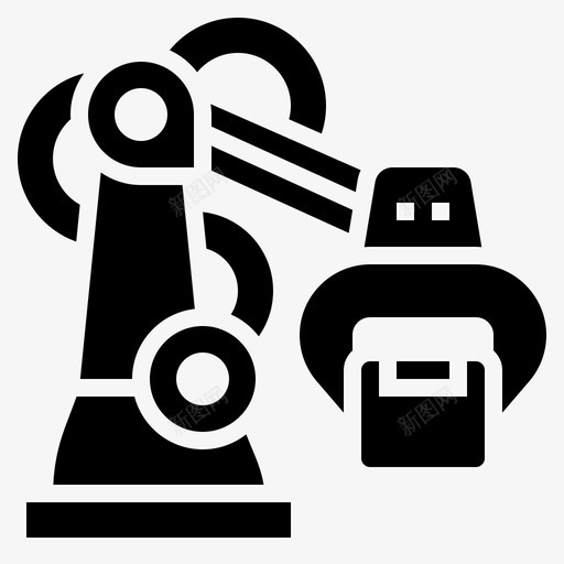 工业自动化过程svg_新图网 https://ixintu.com 机器人 工业 自动化 过程 技术 工程