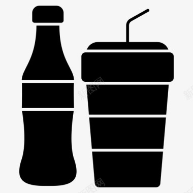 可乐饮料饮料鸡尾酒图标