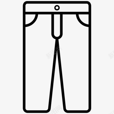 牛仔裤正装裤运动裤图标