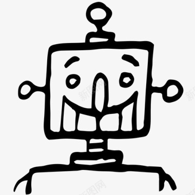 机器人安卓手绘图标