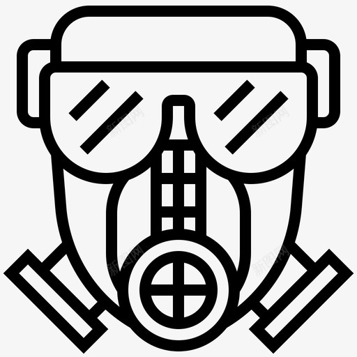 防毒面具吸入防护svg_新图网 https://ixintu.com 防毒面具 吸入 防护 有毒 生化
