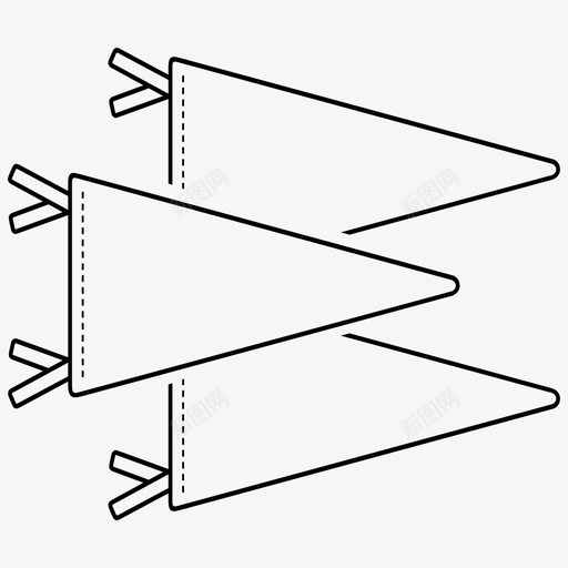 旗旗毡横幅svg_新图网 https://ixintu.com 旗旗 横幅 学院