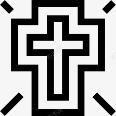十字架幸福42直系图标