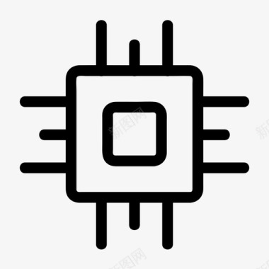 采购产品芯片电子硬件图标