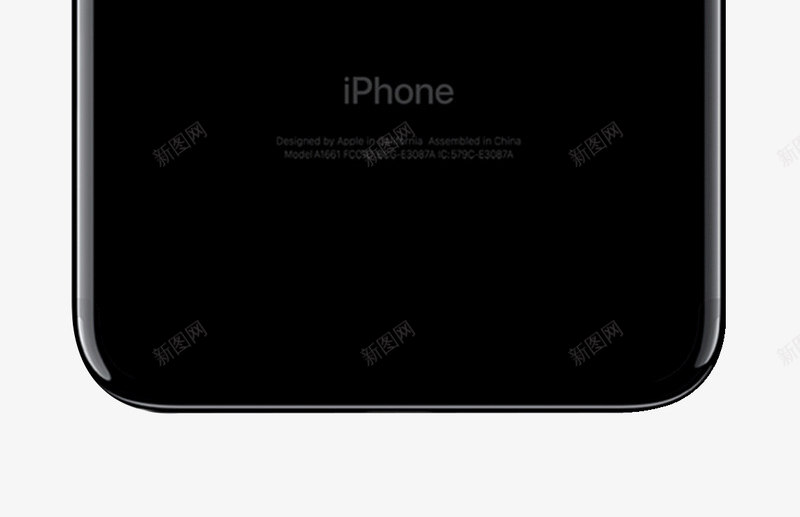 苹果7plus黑色背面苹果png免抠素材_新图网 https://ixintu.com 苹果 黑色 背面