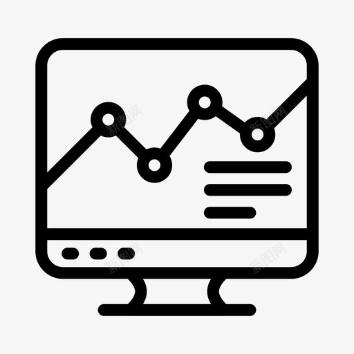 屏幕分析图表统计svg_新图网 https://ixintu.com 分析 屏幕 图表 分析图 统计 业务 字形