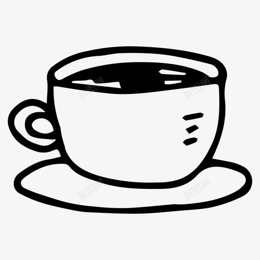 茶咖啡热饮svg_新图网 https://ixintu.com 咖啡 热饮 马克 学校 素描