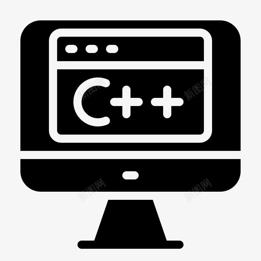 编程c编码svg_新图网 https://ixintu.com 网页 设计开发 编程 编码 网站 字形