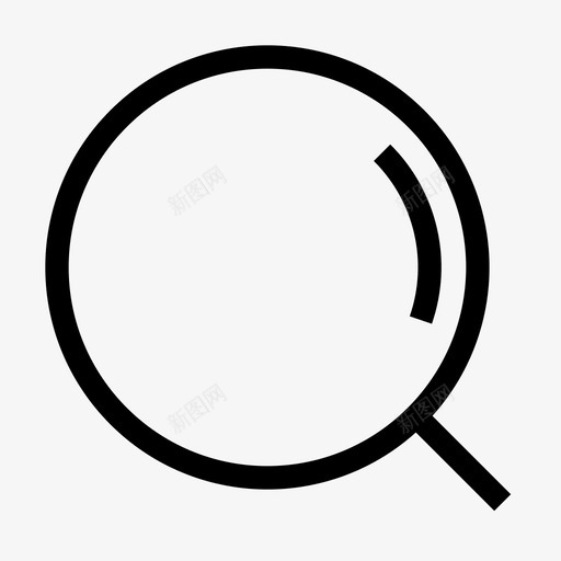 qsj放大镜svg_新图网 https://ixintu.com 放大镜