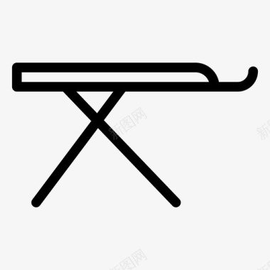 铁制桌子家具室内图标