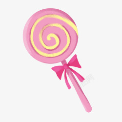 果味糖果卡通零食多彩彩虹棒棒糖糖果甜品水果味糖果插画免扣高清图片