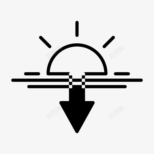 日落傍晚夜晚svg_新图网 https://ixintu.com 日落 傍晚 夜晚 黄昏 假日 标志