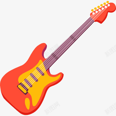 电吉他乐器png免抠素材_新图网 https://ixintu.com 吉他 乐器