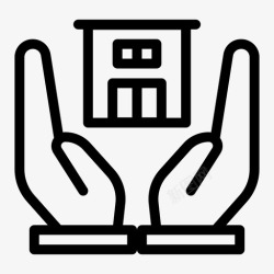 人寿保险建筑建筑护手保险安全高清图片