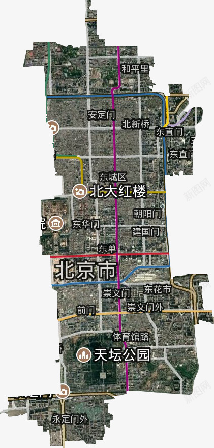 东城区高清卫星地图东城区高清谷歌卫星地图城市规划png免抠素材_新图网 https://ixintu.com 东城区 高清 卫星 地图 谷歌 城市规划