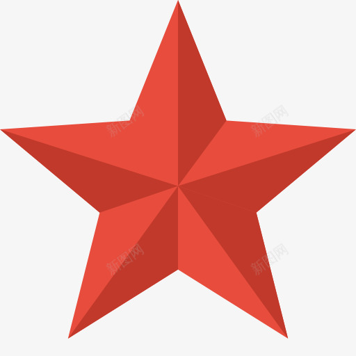 红色的圣诞星星图标iconcomWebUIpng_新图网 https://ixintu.com 红色 圣诞 星星 图标