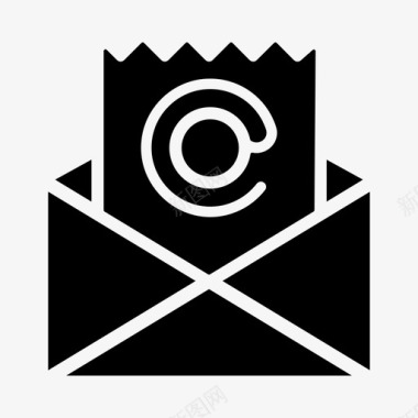 电子邮件信封收件箱消息图标