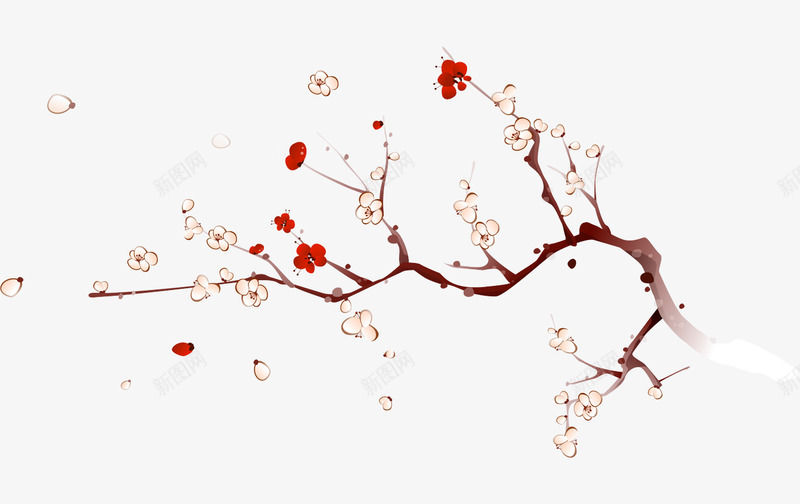 梅花平时中国风png免抠素材_新图网 https://ixintu.com 梅花 平时 中国 国风