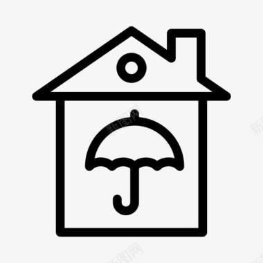 房屋保护建筑房屋图标