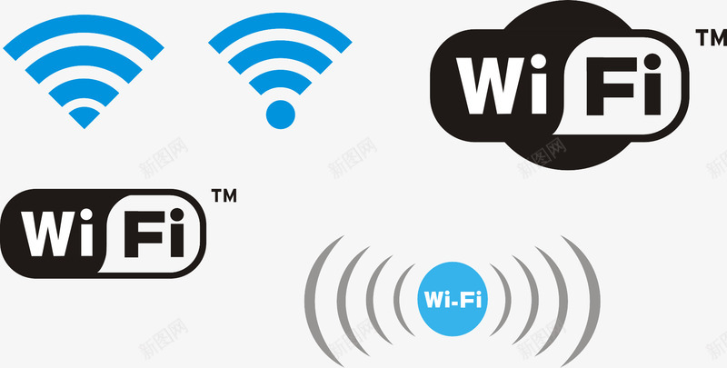 手机无线WiFi标志logopng_新图网 https://ixintu.com 手机 无线 标志
