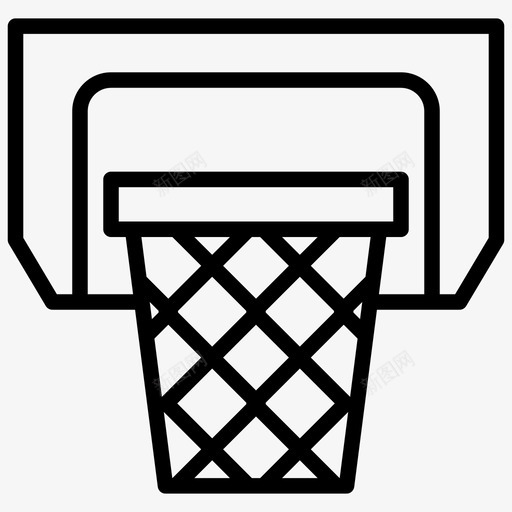篮球球门篮筐篮球球门篮板svg_新图网 https://ixintu.com 篮球 球门 篮筐 篮板 篮篮 球网 支架 裁判 材料 向量 图标