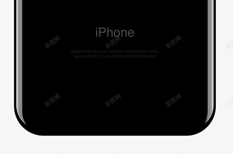 苹果iPhone7黑色背面苹果png_新图网 https://ixintu.com 苹果 黑色 背面