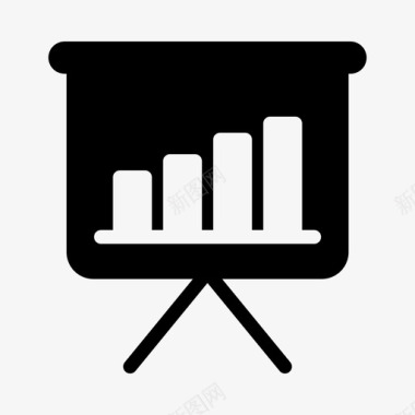 展示板图表图表统计图标