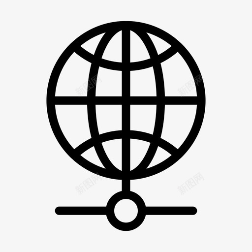 全局网络浏览器连接svg_新图网 https://ixintu.com 全局 网络 浏览器 连接 共享 业务管理 线图 图示