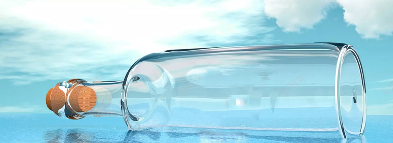 海边高清透明漂流瓶体jpg设计背景_新图网 https://ixintu.com 漂流 透光 玻璃 蓝天 海边 蓝色 