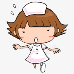 原版日本现实医院护士卡通人物专辑版WWIInurs素材