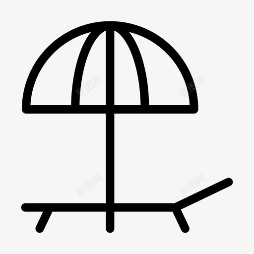 夏季海滩甲板雨伞svg_新图网 https://ixintu.com 夏季 海滩 甲板 雨伞 度假 酒店 旅行 线路 字形